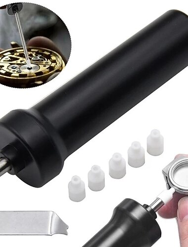  時計修理 空気圧ポンプ 時計ガラス 結晶除去ツール 時計オープナー ハンドツール 空気圧ポンプ