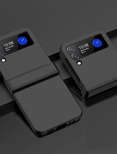  puhelin Etui Käyttötarkoitus Samsung Galaxy Z-kääntö 7 Z Flip 5 Z Flip 4 Z Flip 3 Takakuori Puskurikuori Neljän kulman pudotuskestävyys Iskunkestävä Yhtenäinen silikageeli