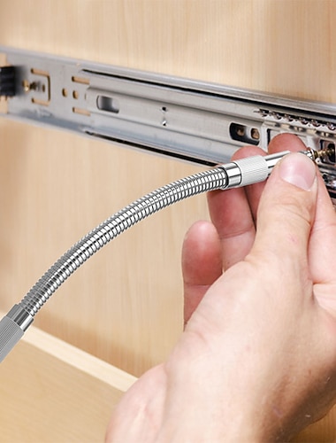  fleksibel elektrisk drill skrutrekkerbit multifunksjonell universal slangeslange metall kardanakselkobling myk forlengelsesstangkobling