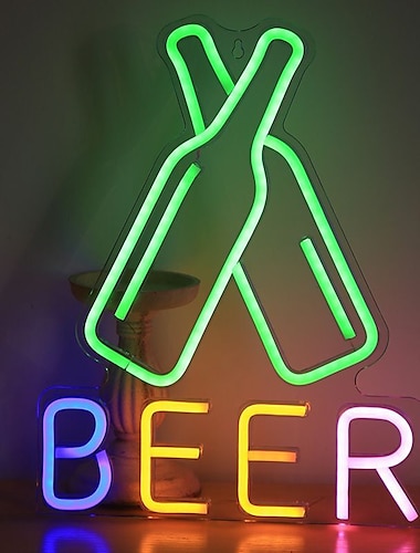  oktoberfest cheers μπουκάλι μπύρας νέον μπαρ πινακίδα usb on/off διακόπτης ενεργοποίησης/απενεργοποίησης led φως νέον για παμπ πάρτι άνδρας σπήλαιο εστιατόριο κλαμπ διακόσμηση τοίχου καταστήματος