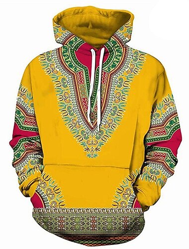  Moderna afrikanska kläder Grafisk Mönster Till Herr Vuxen Karnival Maskerad Fest Festival