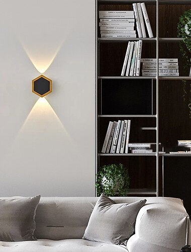  utendørs vegglampe opp og ned kreative led utendørs vegglamper innendørs vegglamper utendørs butikker kafeer aluminium vegglampe ip65 85-265v julegave