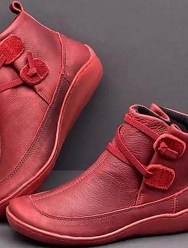  stivaletti casual marroni da donna con cinturini a doppia fibbia - comode calzature quotidiane per autunno e inverno
