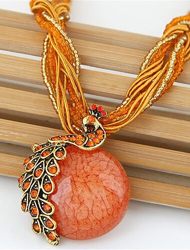  Mujer Collares Texturizado Calle Geometría Collares