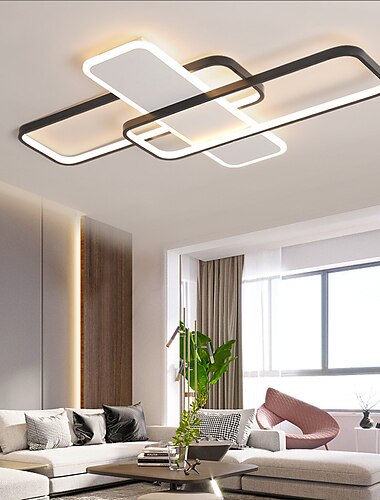  plafonniers plafonniers dimmables aluminium style moderne noir led moderne 110-265v