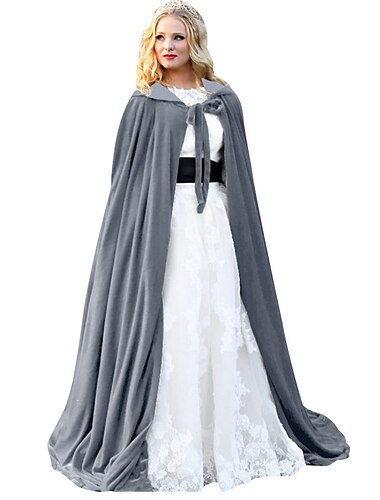  Retro / vintage Medieval Renascentist Pelerină Manta vrăjitoare Viching Outlander Pentru femei Celtic Viching Fantezie Carnaval Mascaradă Performanță Pentru copii Adulți Manta Șapcă