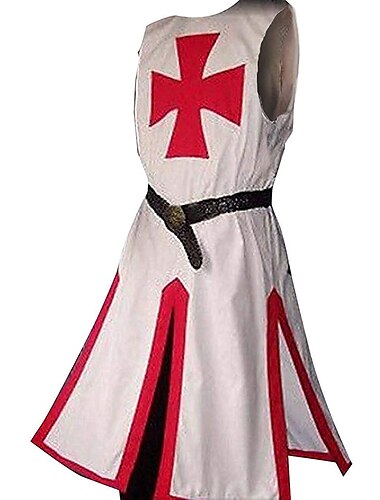  Retro Vintage Mittelalterlich 17. Jahrhundert Maskerade Tunika Ren Faire Ritter Wikinger Kreuzritter Herren Vikinger Fantasie Maskerade Party / Abend Erwachsene Trikot / Einteiler