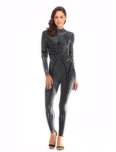  Zentai-Anzüge Cosplay Kostüm Catsuit Rächer Karnevalskostüm Ganzkörperanzug Damen Cosplay Superheld Kostüm für Karneval Maskerade Erwachsene