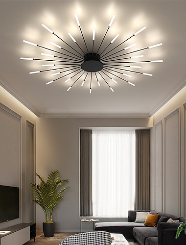  30-Light 128 cm Ενιαίο σχέδιο Φωτιστικά Οροφής Μέταλλο LED Σκανδιναβικό στυλ 110-240 V