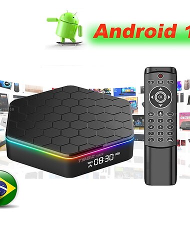  Android 12.0 TV Box Android TV Box 4GB RAM 64GB ROM with H618 Quad-core Cortex-A53 CPU Smart TV Box Support WiFi 6 Dual-Band/ Ethernet/ BT5.0/ HDR10+/ 3D/ H.265/ 6K Ultra HD Android Boxes