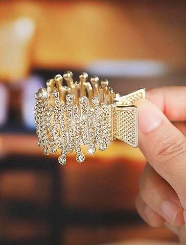  Női Hair Claw Hajcsat Kompatibilitás Napi Klasszikus Kristály Ötvözet Pearl Rhinestone Grabber Fehér, átlátszó strasszos hajcsat Pearl strasszos macskafül