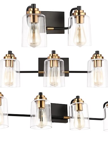  multi head retro make-up lamp glazen masker badkamer lamp spiegel wandlamp badkamer verlichting (40w dimbare lamp kan worden uitgerust) ac110v ac220v