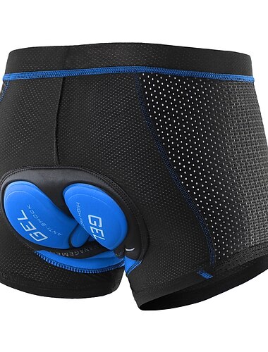  Arsuxeo Herre Sykkelundertøy Sykkelshorts 3D polstret shorts Sykkel Boxershorts Fôrede shorts Formsydd Fjellsykling Veisykling sport 3D Pute Refleksbånd Fireveis-elastisk Elastisk Svart Svart / Rød
