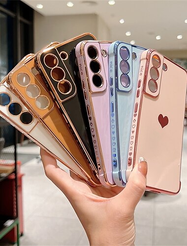  τηλέφωνο tok Για Samsung Galaxy S24 S23 S22 S21 Plus Ultra S25 Ultra Κλασική σειρά Επιμεταλλωμένη Προστατευτικό για όλο το σώμα Προστασία από τη σκόνη Μονόχρωμο TPU