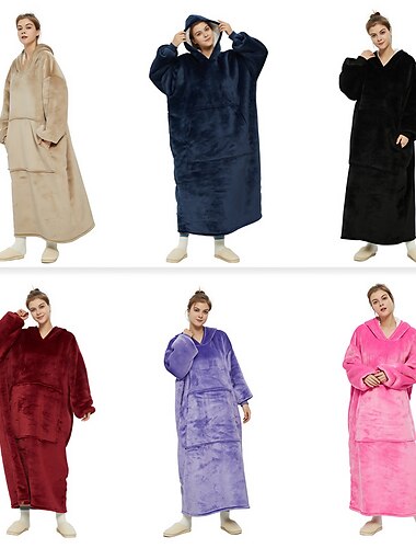  Adulto Color sólido Leopardo Foco Manta extragrande con capucha Manta usable con bolsillo Caricaturas Pijamas de una pieza Pijamas Kigurumi por Hombre y mujer Carnaval Mascarada Dibujos animados