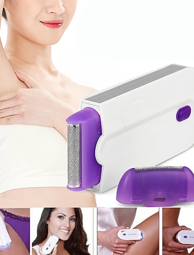  Kit d'épilation professionnel indolore laser tactile épilateur usb rechargeable femmes corps visage jambe bikini main rasoir épilateur