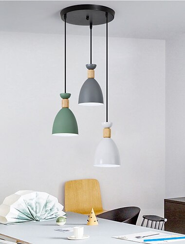  30cm Pendelleuchte Cluster Design Pendellaterne Design Pendelleuchte Metall künstlerischer Stil Vintage-Stil moderner Stil lackierte Oberflächen künstlerischer nordischer Stil 85-265v