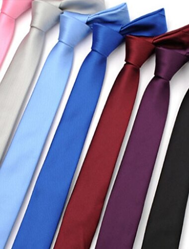  Férfi Nyakkendők Csokornyakkendő Buli Esküvő Úriember Modern stílus Egyszínű Előírásos Üzleti