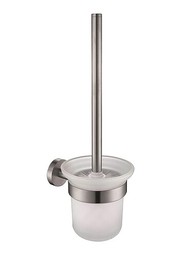  spiegelpolierter silber toilettenbürstenhalter matt schwarz rostfrei sus304 edelstahl bad accessoires hochwertig