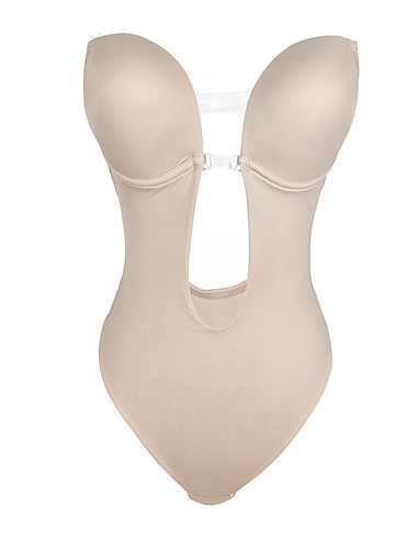 dames body's rugloze buikcontrole push-up bruiloft feest feest&amp;avondclub sport overbust corset pure kleur thuis outfits