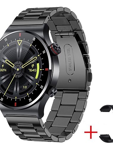  LIGE BW0382 Smart klocka 1.32 tum Smart Klocka Blåtand Stegräknare Samtalspåminnelse Stillasittande Påminnelse Kompatibel med Android iOS Unisex Handsfreesamtal Vattentät Meddelandepåminnelse IP 67