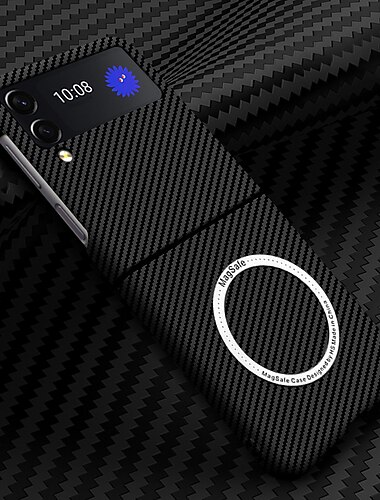  puhelin Etui Käyttötarkoitus Samsung Galaxy Z-kääntö 7 Z Flip 6 Z Flip 5 Z Flip 4 Z Flip 3 Magsafen kanssa Voltti Magneetti Koko vartalon suoja Linjat / aallot PC
