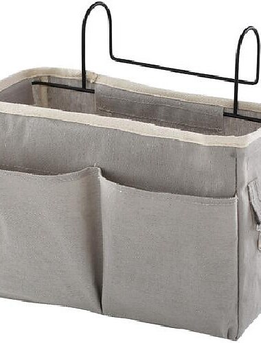  Organizador de armazenamento de cabeceira pacote de mesa de cama sofá tv controle remoto pendurar caddy organizador de armazenamento de sofá bolso de cama