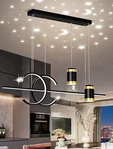  100cm hanglamp lantaarn design hanglamp metaal geverfde afwerkingen modern 220-240v