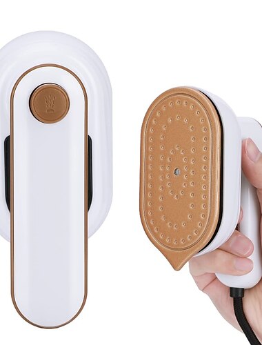  Mini-Bügeleisen, tragbares Dampfbügeleisen – Antihaft-Keramik-Bügelsohle, schnelle Erwärmung, 360-Grad-Bügelmaschine für Zuhause, Geschäftsreisen, Nähen, Quilten, Wärmeübertragung, Handwerk
