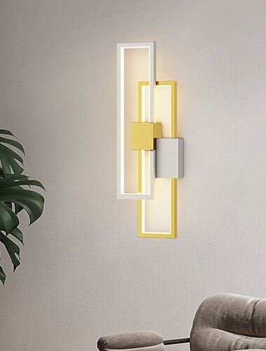  Aplică modernă din acril cu led 15w 28w tricolor reglare/lumină caldă poate fi selectată pentru dormitor coridor scară baie iluminat interior lămpi decorarea casei