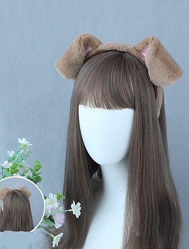  Accesorios para fiesta de carnaval, diadema con orejas de oso, diadema con orejas de perro, diadema con orejas de dálmata para niños, mujeres y hombres