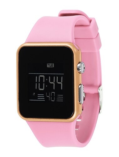  هدية عيد الأم للنساء والرجال ، ساعة رقمية مقاومة للماء وساعة معصم سيليكون مضيئة