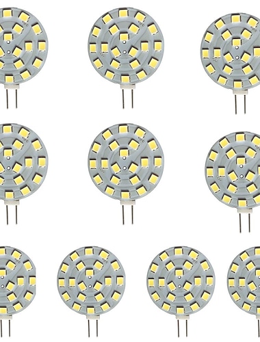  sidepin led g4 350 lumens 3 watts (30w égal) angle de faisceau de 180 degrés non dimmable ac-dc 12 volts jc g4 bipin base led disque halogène ampoule de rechange