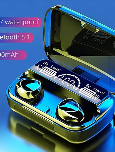  سماعة أذن بلوتوث M10 TWS لاسلكية 5.1 مع بنك طاقة 2000mAh سماعات الأذن الحقيقية الرياضية سماعة بلوتوث 9D HIFI الصوت