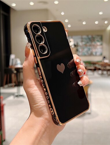  telefon fodral Till Samsung Galaxy S24 S23 S22 S21 Plus Ultra S25 Ultra Klassisk serie Plätering Helkroppsskydd Dammtät Solid färg TPU