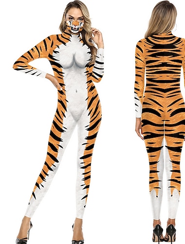  Zentai-Pakken Cosplay kostuum Catsuit Dieren Carnavalskostuum Full Body Suit Voor heren Dames Cosplay Sexy kostuum dier Kostuum voor Carnaval Maskerade Volwassenen