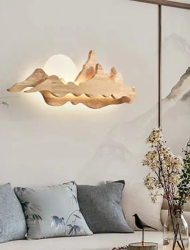  indoor moderne indoor wandlampen slaapkamer houten wandlamp 220-240v 20 w