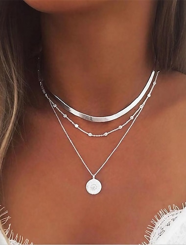  Femmes Collier Mode Extérieur Fleur Colliers