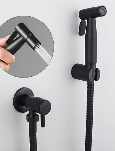  ensembles de pulvérisateurs de bidet à main pour toilettes, pulvérisateur à couches à main, pulvérisateur de nettoyage de toilettes, kit de pulvérisateur à jet de salle de bain accessoire de