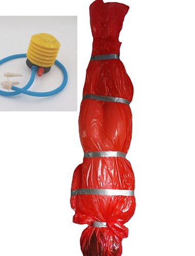  Halloween-Dekorationen Requisiten für tote Opfer, gruselige gefälschte Leiche mit Pumpe, 152 cm hängende gruselige gefälschte Leiche in Tasche, Todesopfer, Halloween-Requisiten für den Außenbereich,