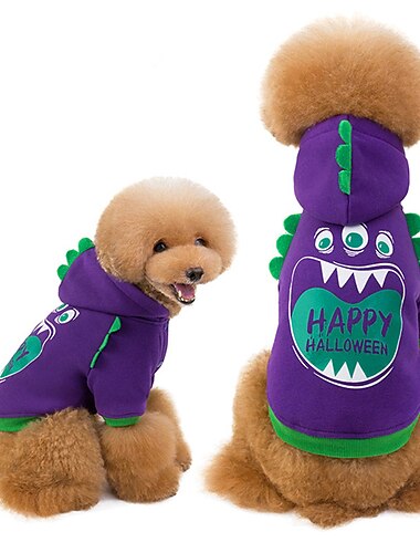  Hunde Katzen Kostüme Pet Pouch Hoodie Party Lustig Winter Atmungsaktiv Halloween Casual Kleidungs-Outfits für Hundewelpen