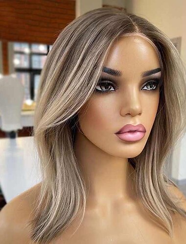  Peluca delantera de encaje de cabello humano 13x4, parte libre, cabello brasileño ondulado, peluca negra, densidad del 150% con pelo de bebé, prearrancado para pelucas para mujeres negras, peluca