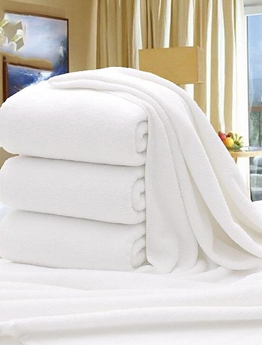  stevige badhanddoeken voor hotelbadkamer, ultrazachte badlakens van 100% Turks katoen, zeer absorberende grote badhanddoek, hoogwaardige douchehanddoeken, 1 stuk voor bruiloft