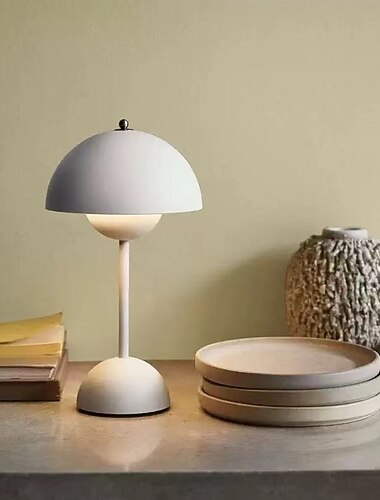  moderne bud macaron bordlampe,nordisk enkel oppladbar touch nattbordslampe, danmark designer kreativ sopp hjem soverom nattlampe