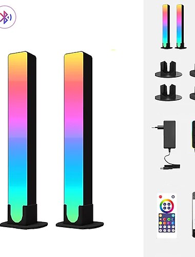  RGB LED Smart Light Bar WiFi Bluetooth Desktop Hintergrund Atmosphäre Licht Musik-Sync Fernseher Wand Computer Spiel Schlafzimmer Nachtlicht Shustar