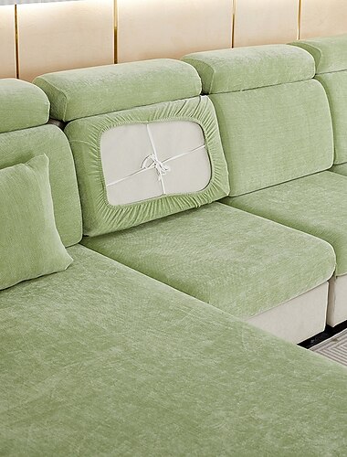  stretch sofa sete putetrekk slipcover elastisk sofa delt lenestol loveseat 4 eller 3 seter l form solid myk slitesterk vaskbar