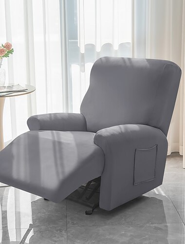  Fundas reclinables de color burdeos repelentes al agua que incluyen funda para reposabrazos, funda para respaldo, funda para asiento de sofá, funda elástica de licra para sillón reclinable con