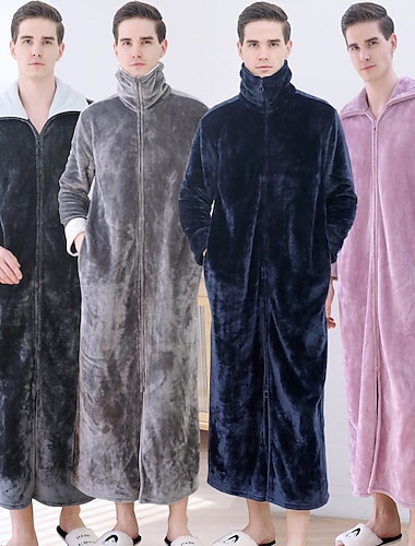  Adulto Color sólido Manta extragrande con capucha Manta usable con bolsillo Pijamas de una pieza Pijamas Kigurumi por Hombre y mujer Carnaval Mascarada Dibujos animados