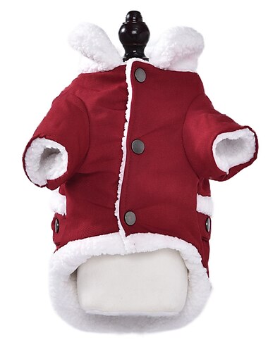  Hund Katt Kappor Jakke Vintage Förtjusande Stylish Fritid Vinter Varm Mjuk Tvättbar Bekväm Utomhus Ledigt / vardag Gång Hundkläder for Bichon Frisé Pommeran valpen eller det lilla husdjuret Fjäril