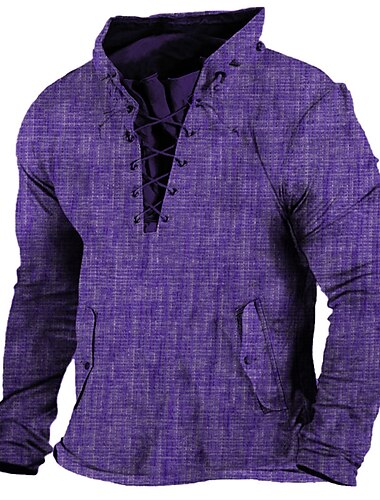  Herren Grafik-Drucke Sweatshirt Pullover Zur Seite fahren Langarm Sweatshirt Stehkragen Strassenmode Designer Basic 3D-Druck Sport & Natur Casual Täglich mit Schnürung Frühling & Herbst